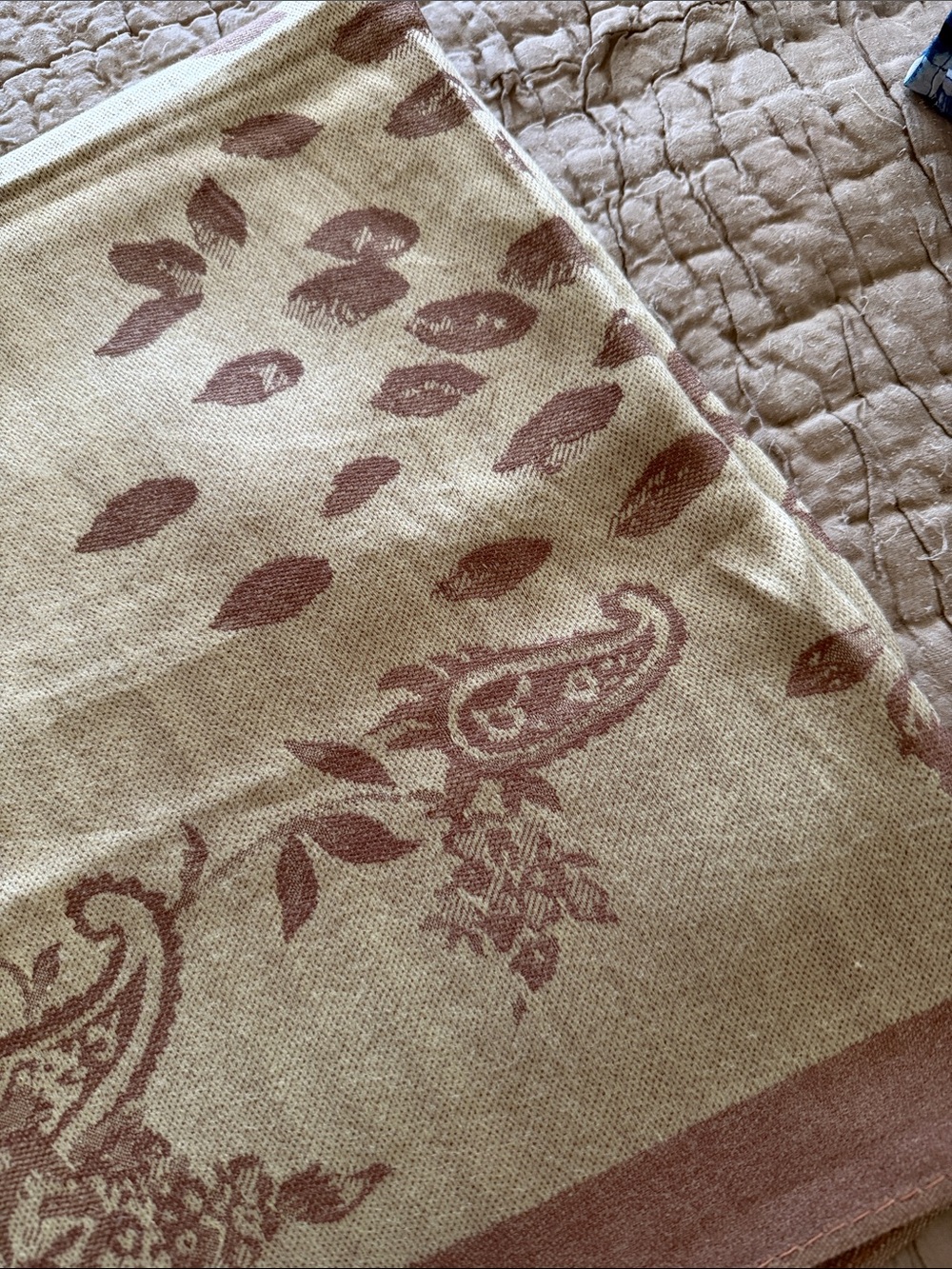 Shawl cashmere / silk 90% cashmere 10 % silk 76” by 26” large soft and beautiful - Picture 12 of 17